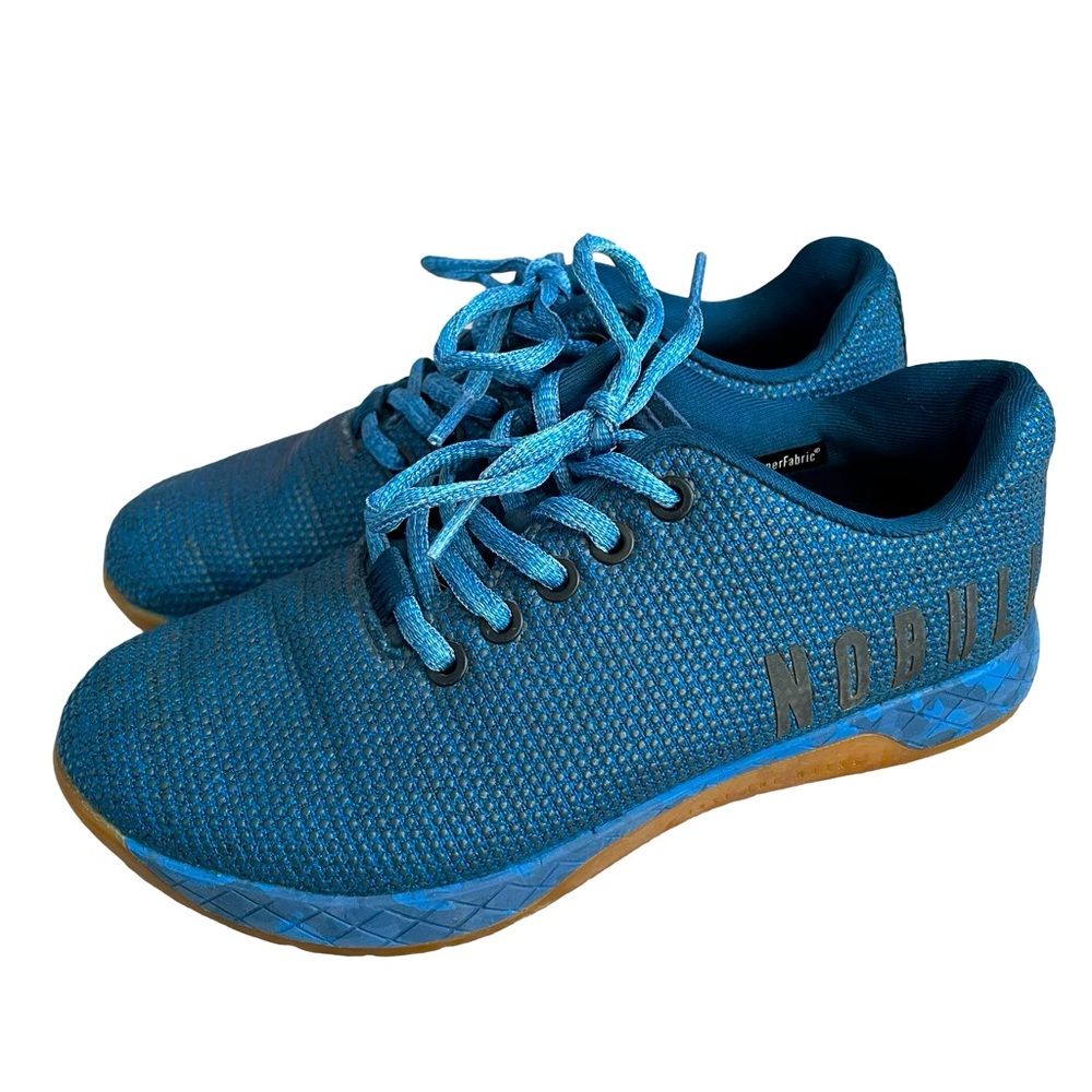 NoBull Superfabric Blue Gum Womens Trainers Size 6.5 Women’s 
5.5 Mens